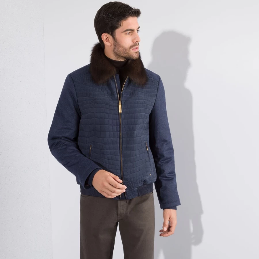 "Stefano Ricci Men's Luxury Blouson Jacket | Premium Designer Outerwear"