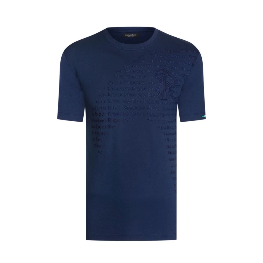 Stefano Ricci Luxury Men's Premium Cotton T-Shirt for Elegant Casual Wear