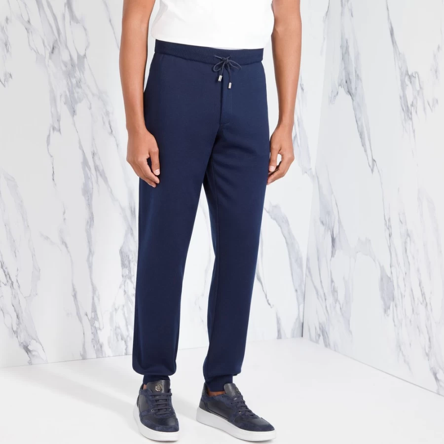 "Stefano Ricci Men's Knit Jogging Suit Trousers in Color F22120_2189"