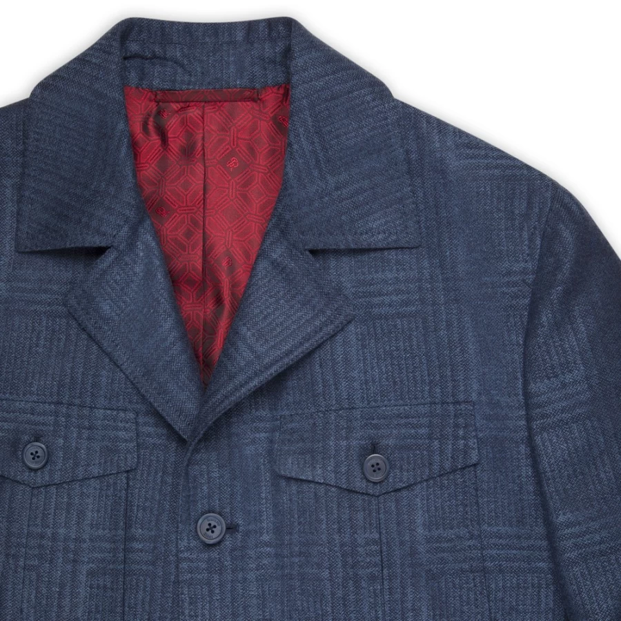 Stefano Ricci Men's Luxury Field Jacket – Premium Outerwear for Stylish Outdoor Adventures