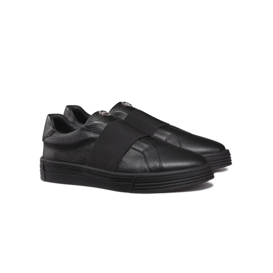 Stefano Ricci Men's N999 Calfskin Slip-On Sneakers Luxury Loafers