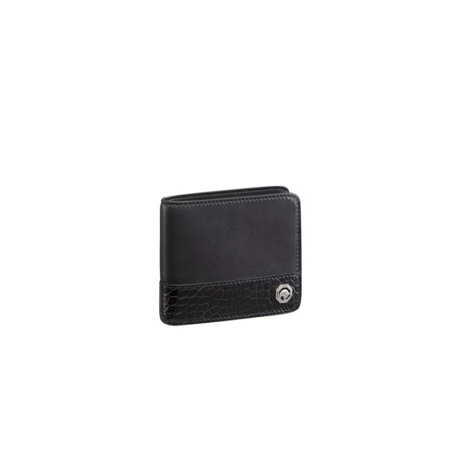 Stefano Ricci Luxury Bifold Wallet in Premium Calfskin & Exotic Alligator Leather - Color N999