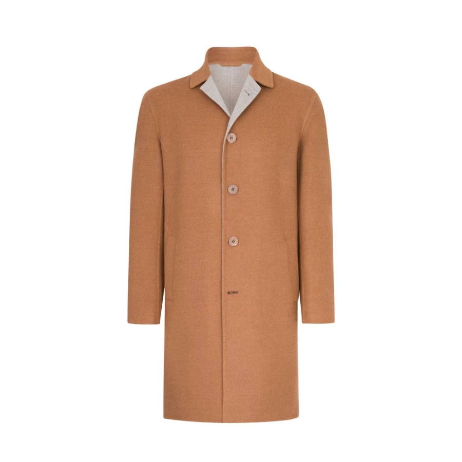 "Stefano Ricci Men's Deconstructed Wool Coat – Premium Luxury Outerwear"