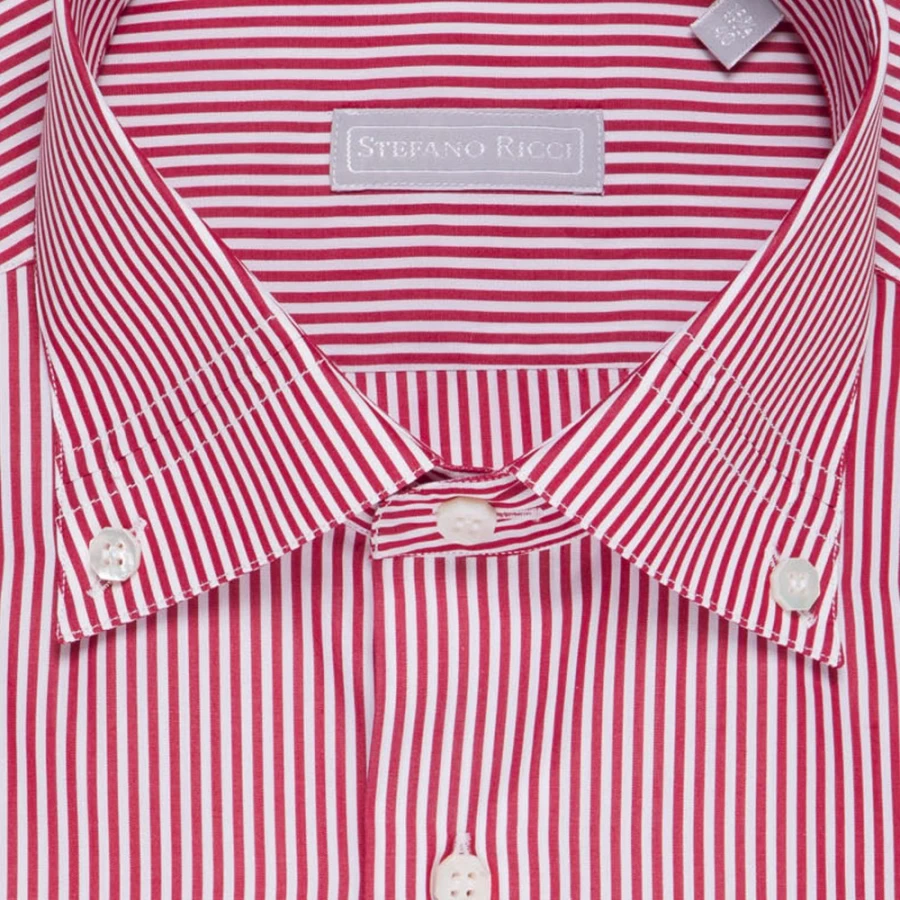 Stefano Ricci Men's Handmade Novara Shirt – Luxury Italian Cotton Dress Shirt
