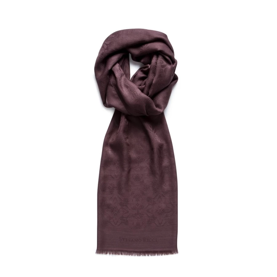 "Stefano Ricci Luxury Scarf – Premium Wool & Silk Fashion Accessory"