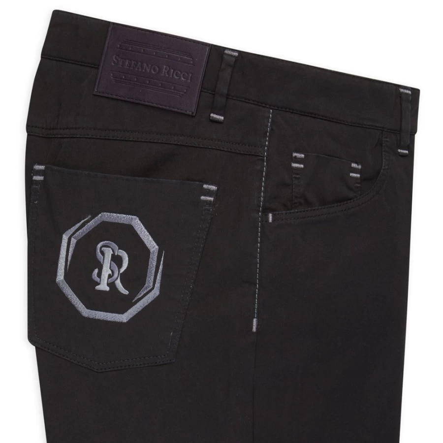 "Stefano Ricci Men's Bermuda Shorts in Color N999 | Premium Luxury Shorts"