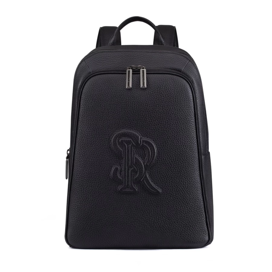 Stefano Ricci Handcrafted Genuine Calfskin Leather Backpack for Men - Premium Italian Designer Laptop Bag