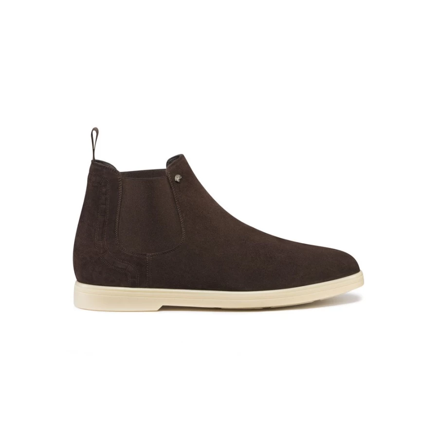 Stefano Ricci M019 Suede Beatle Boots for Men - Premium Leather Ankle Boots