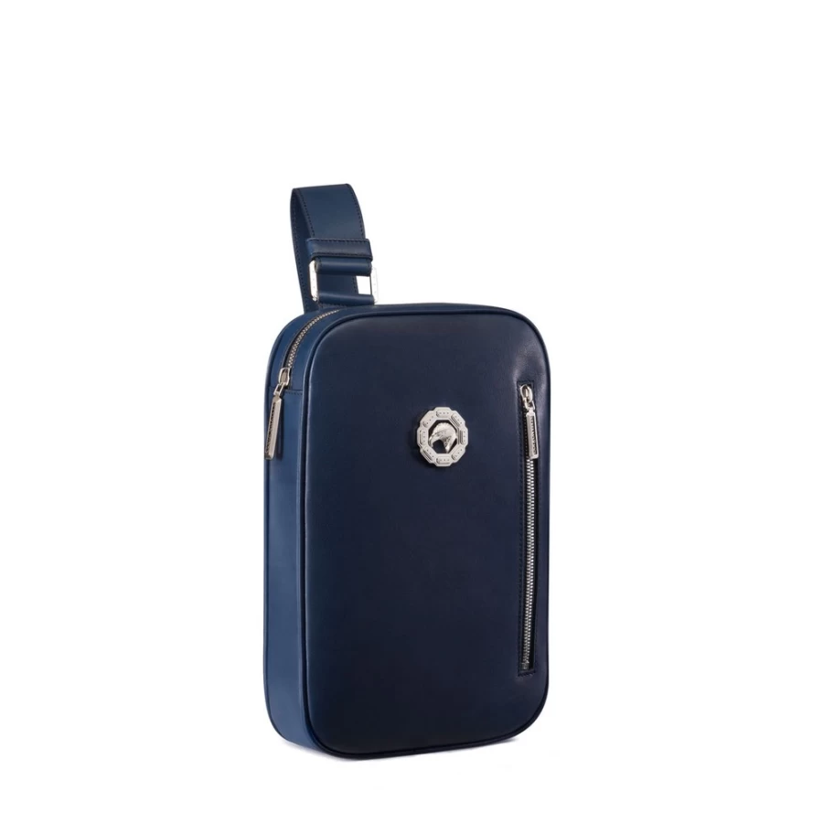 "Stefano Ricci Luxury Calfskin Leather Sling Backpack for Men & Women"