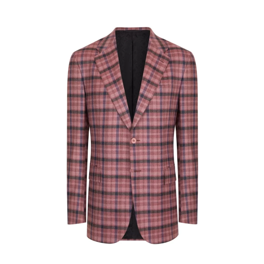 "Stefano Ricci Men's Two-Button Deconstructed Jacket in Elegant Brown"