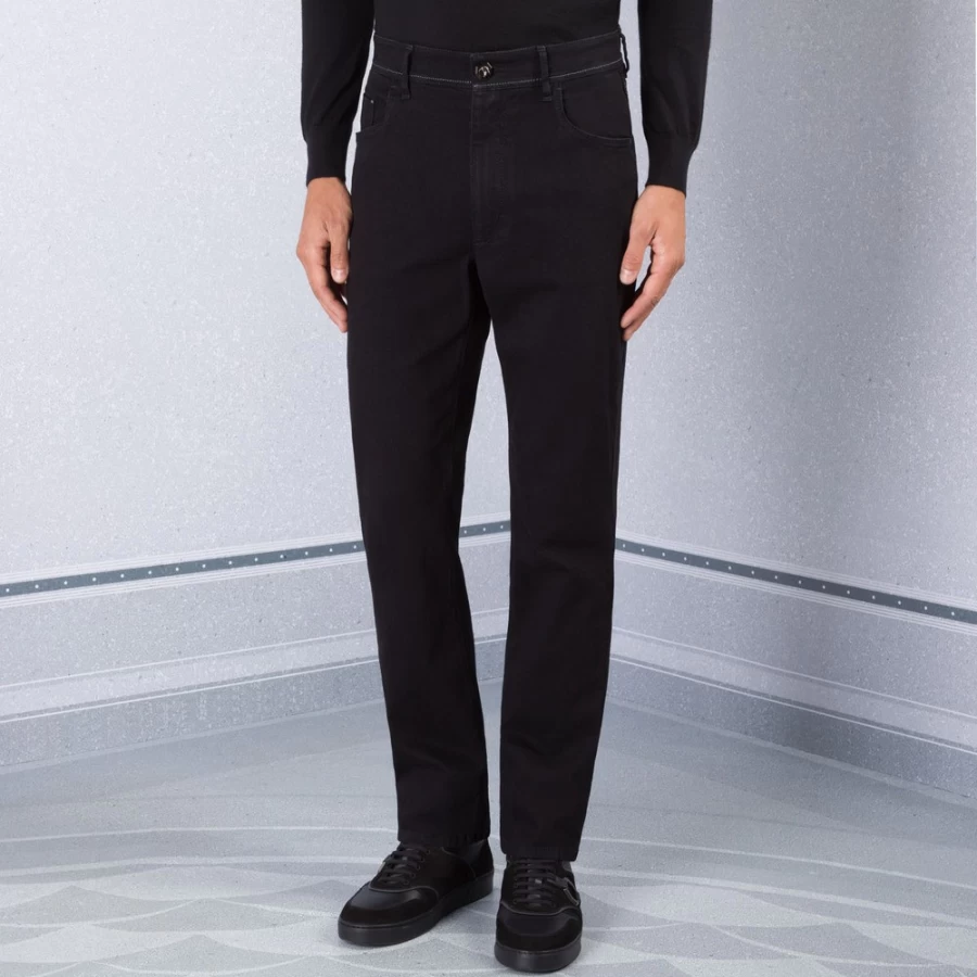 "Stefano Ricci Men's Premium Luxury Jeans for Style & Comfort"