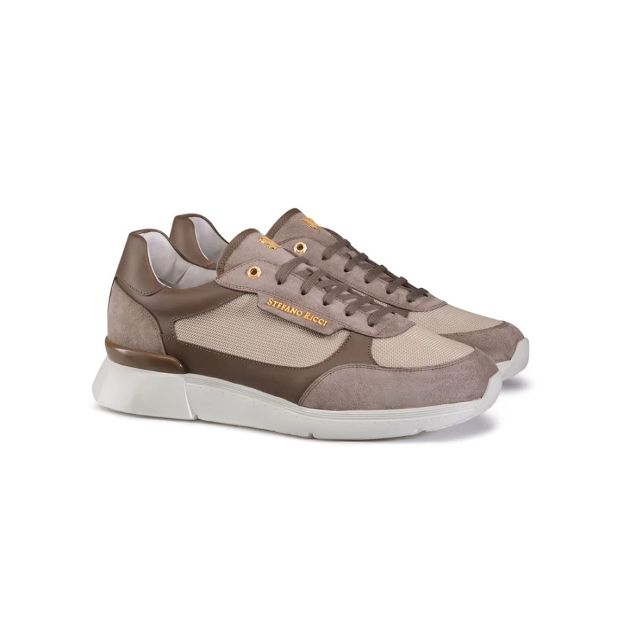 Stefano Ricci Luxury Suede Sneakers for Men | Premium Italian Designer Shoes