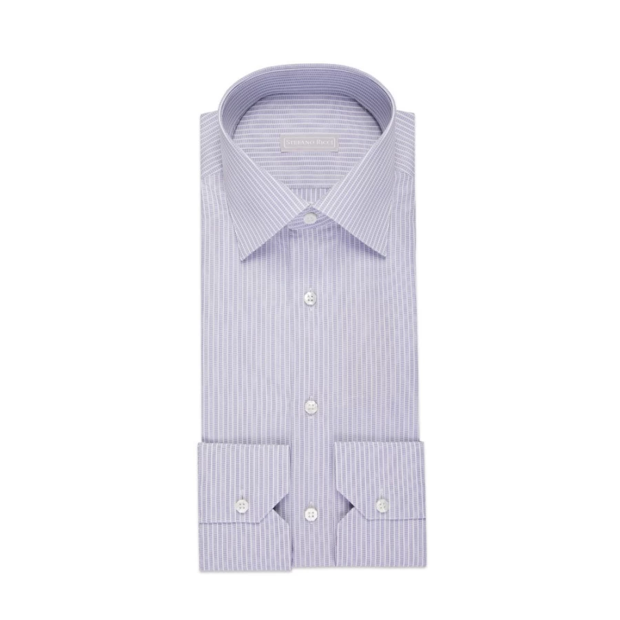 Stefano Ricci Men's Handmade Asti Shirt – Premium Luxury Cotton Dress Shirt