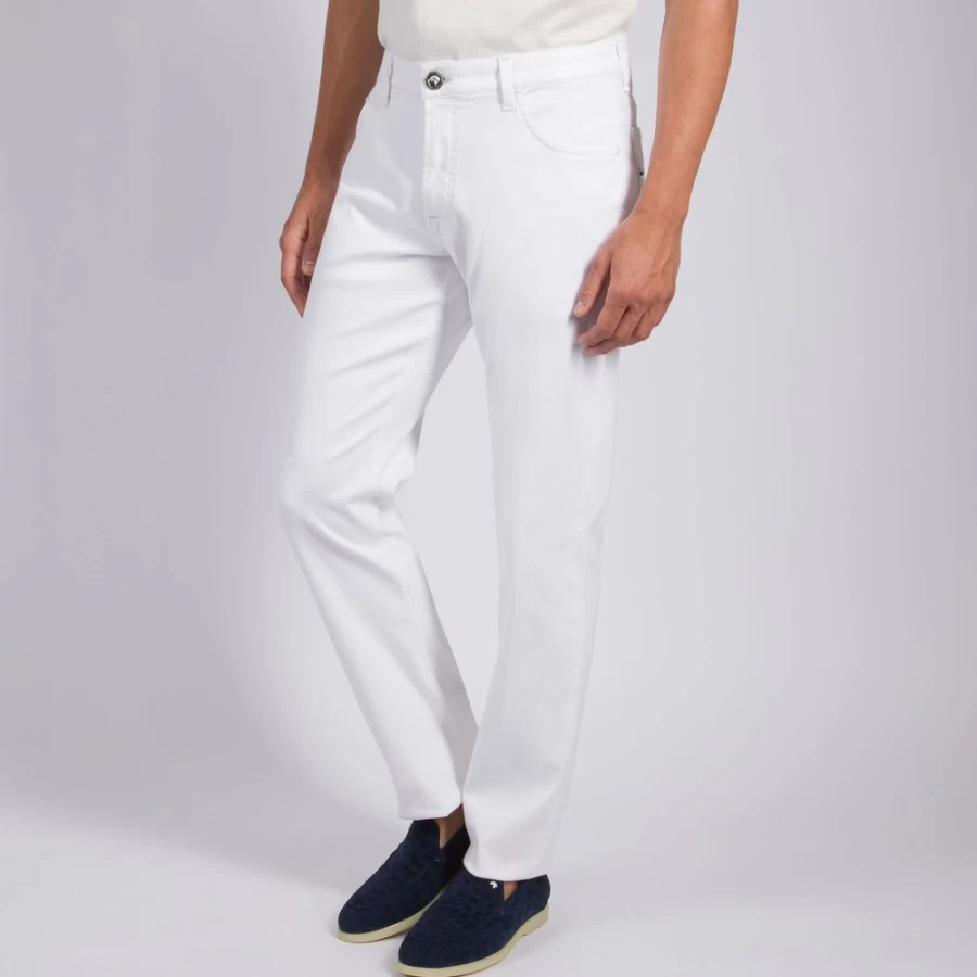 "Stefano Ricci Men's W000 Five-Pocket Luxury Trousers for Elegant Style"
