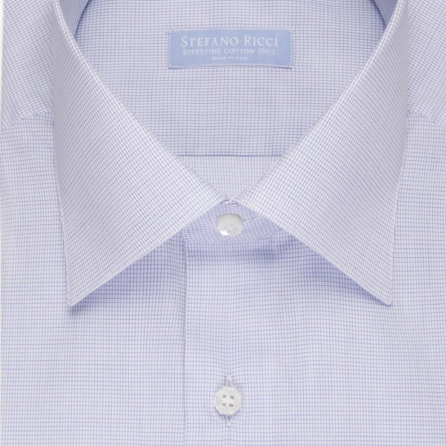 Stefano Ricci Men's Handmade Asti Shirt - Premium Luxury Cotton Dress Shirt for Men