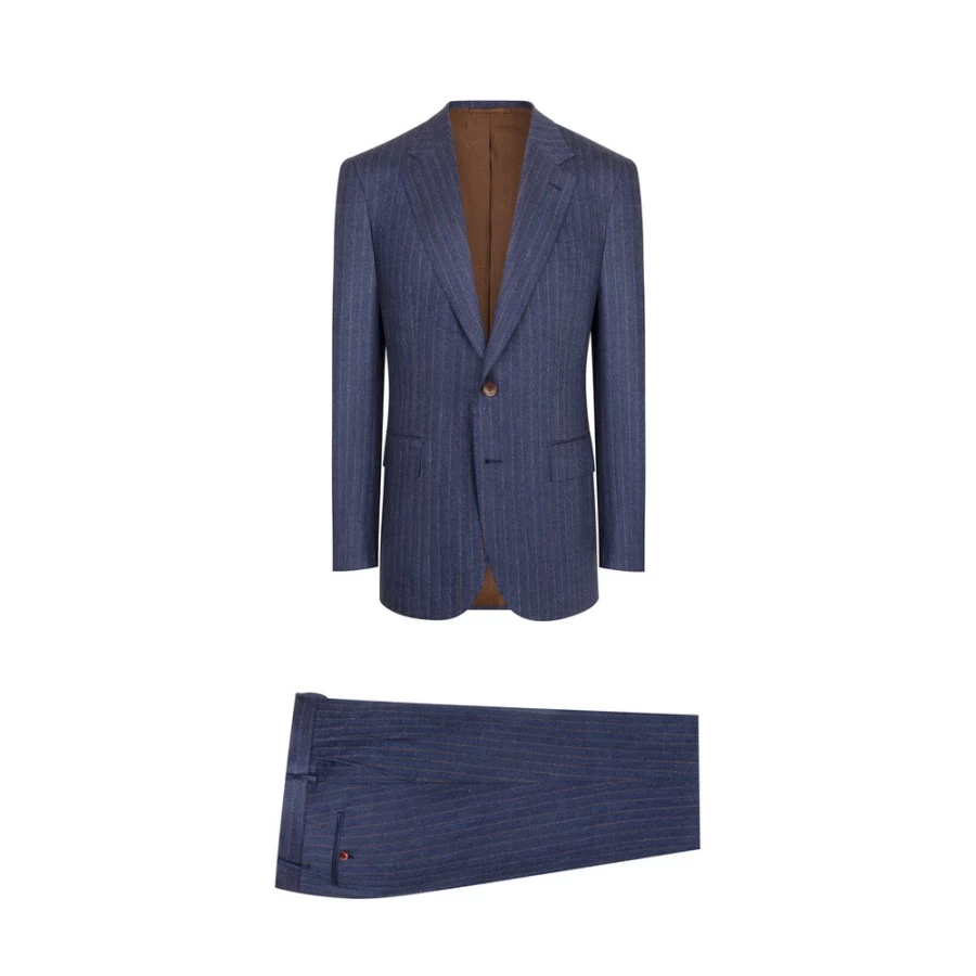 "Stefano Ricci Men's Luxury Two-Button Suit – Premium Tailored Business Attire"