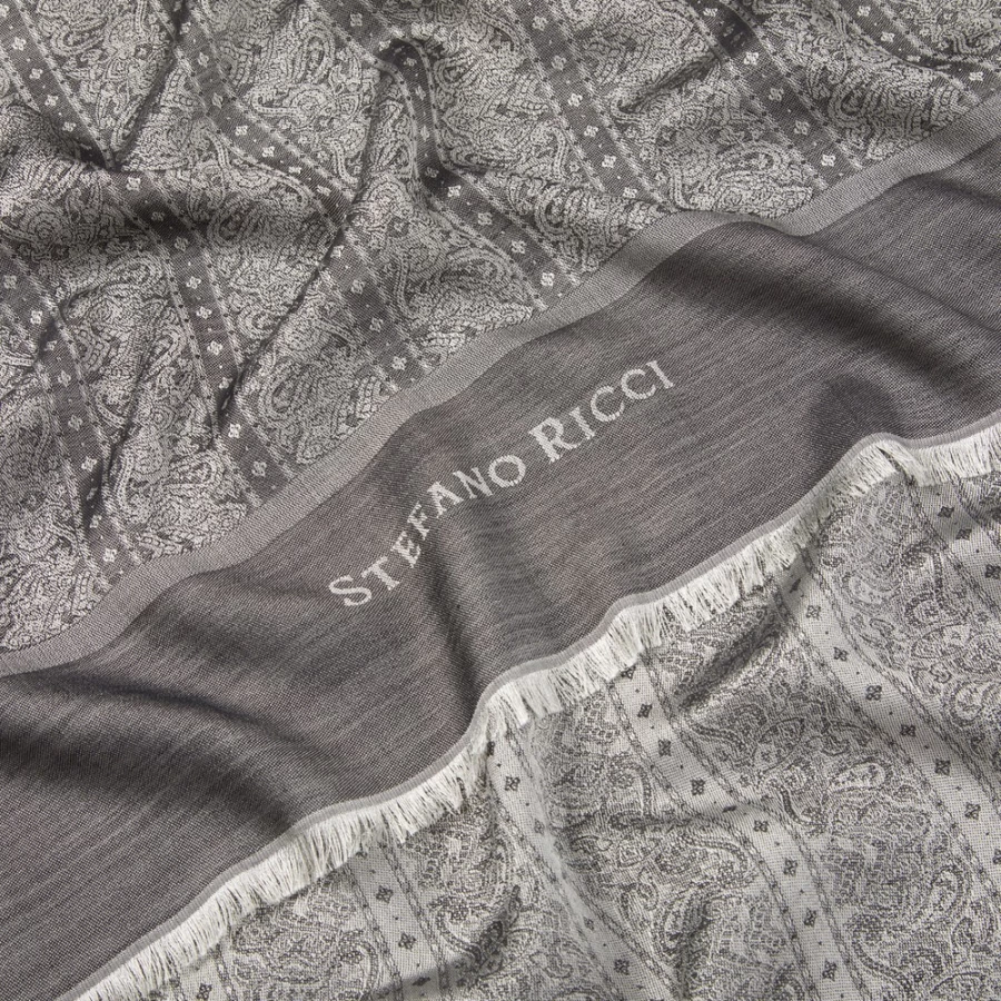 Stefano Ricci Luxury Silk and Cashmere Scarf in Elegant Color 7442_3105
