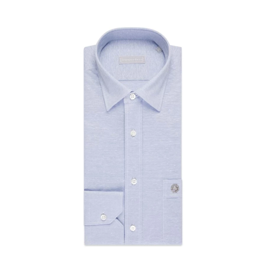 Stefano Ricci Men's Handmade Aquila Shirt in Te2301_002 Color