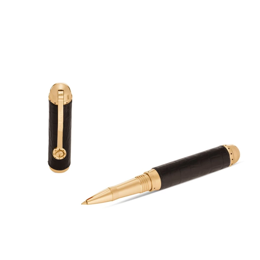Stefano Ricci Luxury Crocodile Skin Ballpoint Pen for Elegant Writing