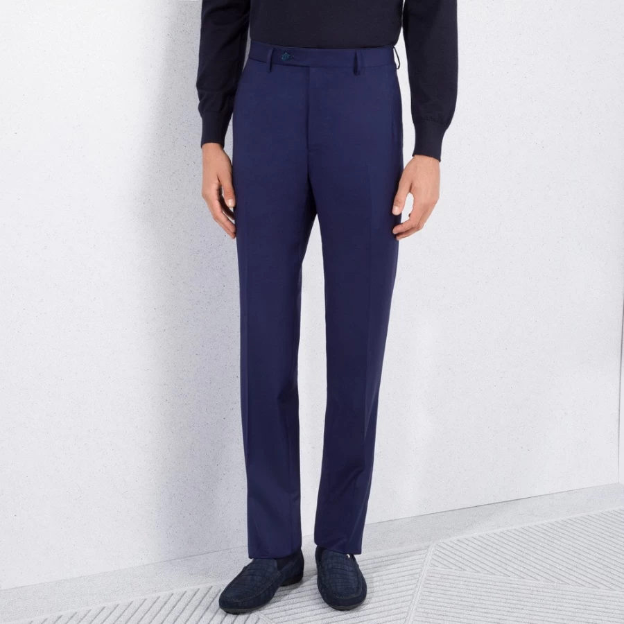 Stefano Ricci Men's Slim Fit Trousers - Premium Tailored Dress Pants for a Stylish Look