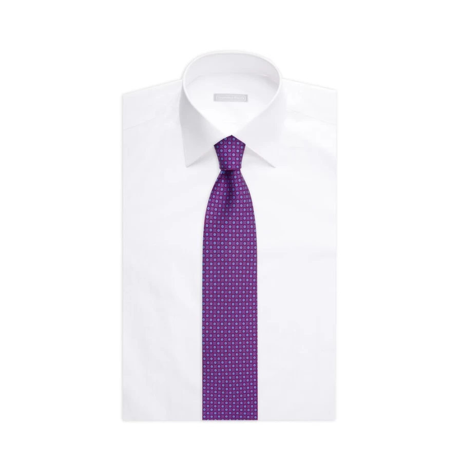 Stefano Ricci Luxury Silk Twill Tie Handcrafted Printed Designer Necktie for Men