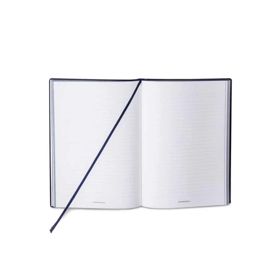 Stefano Ricci Handmade Genuine Calfskin Leather Notebook - Premium B013 Brown Writing Journal