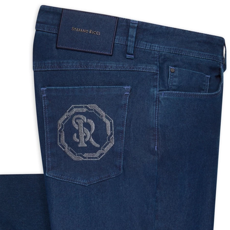 Stefano Ricci Men's Blue Jeans - Premium Denim for Men