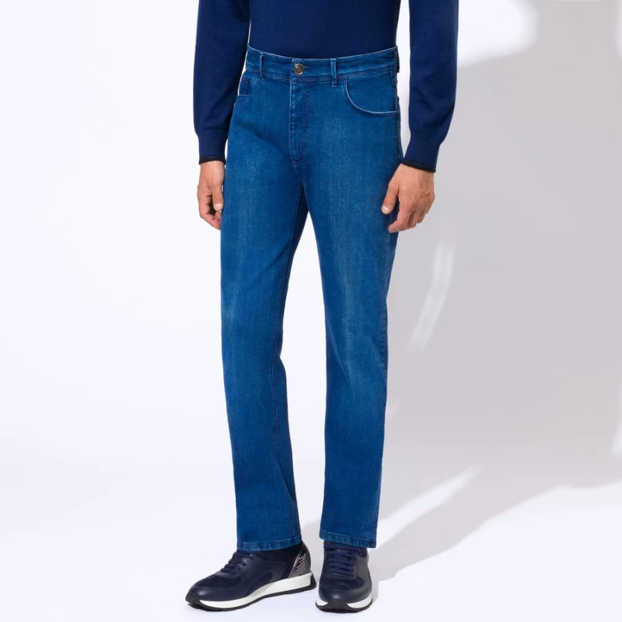 "Stefano Ricci Men's Premium Luxury Jeans for Style & Comfort"