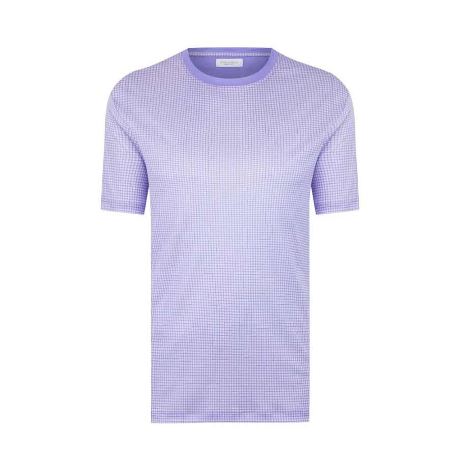 Stefano Ricci Men's Luxury Silk Crewneck T-Shirt