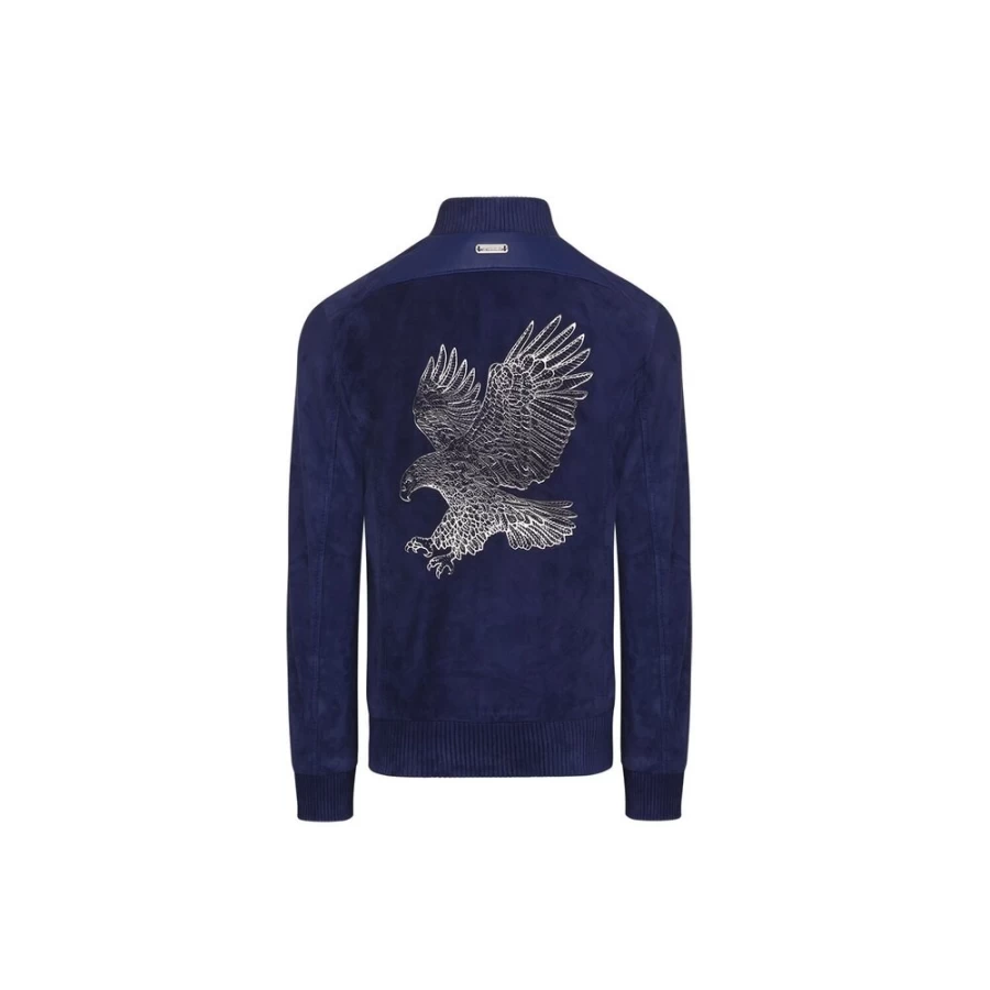 Stefano Ricci Junior Suede Lightweight Blouson Jacket for Boys