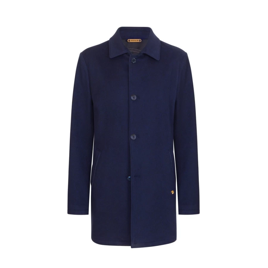 "Stefano Ricci Men's Luxury Cashmere & Vicuña Blend Overcoat | Premium Winter Coat"