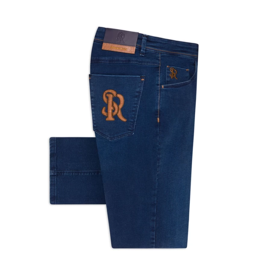 "Stefano Ricci Men's Premium Luxury Jeans for Style & Comfort"