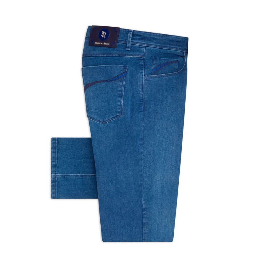 "Stefano Ricci Men's Premium Luxury Jeans for Style & Comfort"