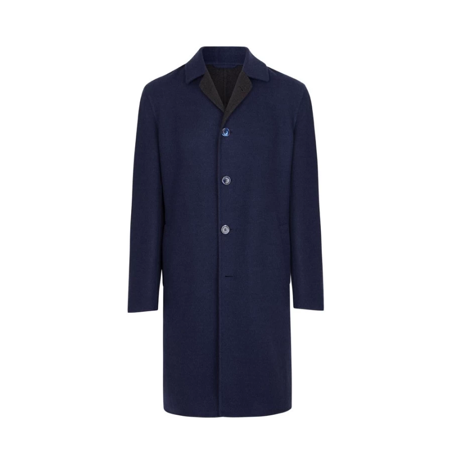 "Stefano Ricci Men's Deconstructed Coat in Classic Style | Premium Luxury Outerwear"