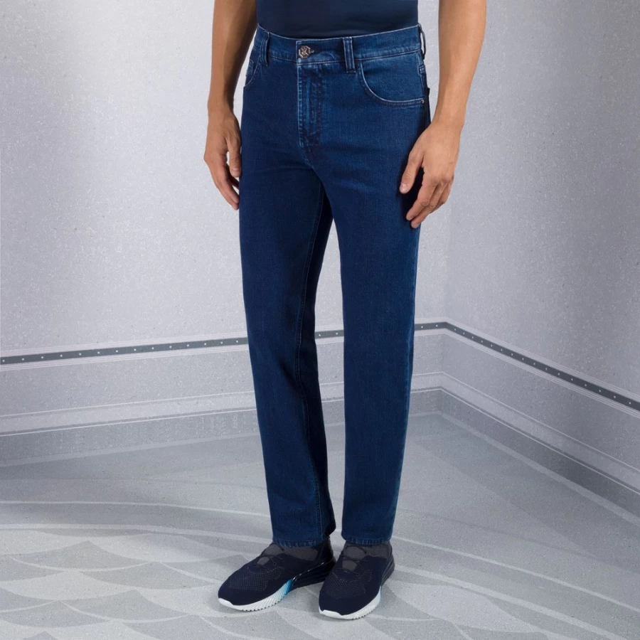 "Stefano Ricci Men's Premium Luxury Jeans for Style & Comfort"