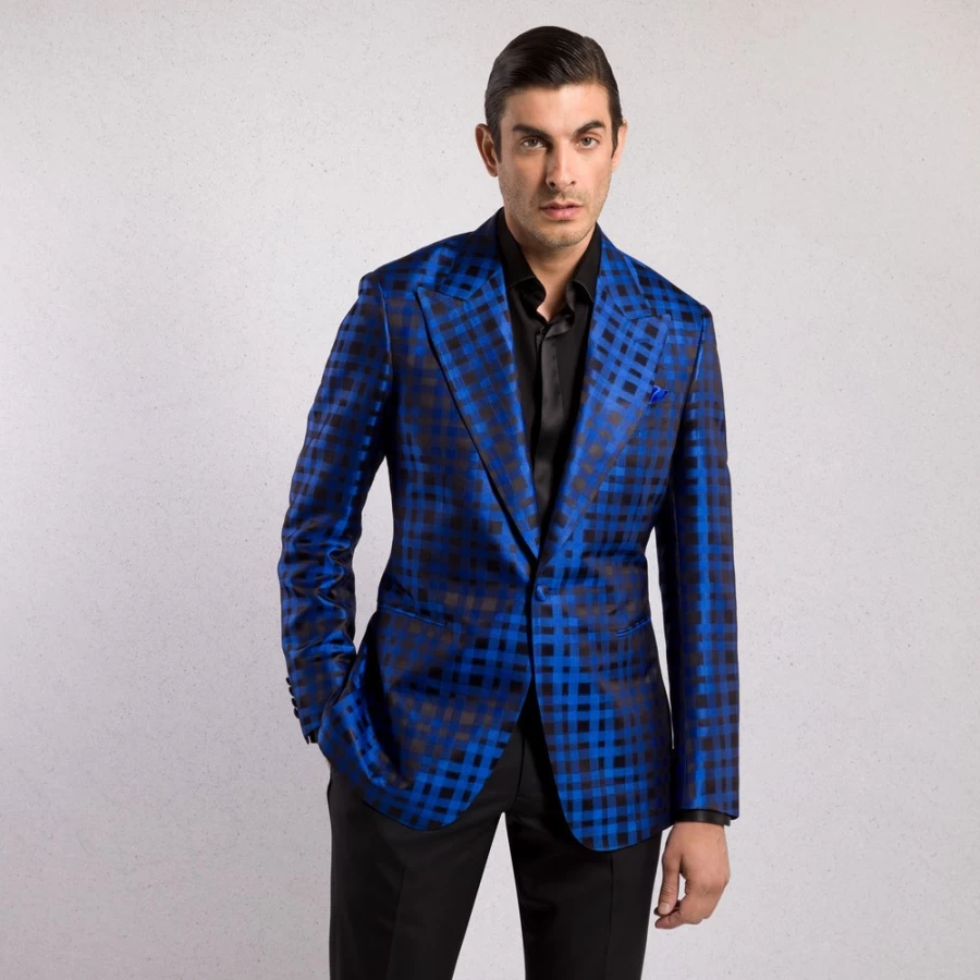 Stefano Ricci Men's One-Button Fiesole Jacket in As25Hc_6744 Color
