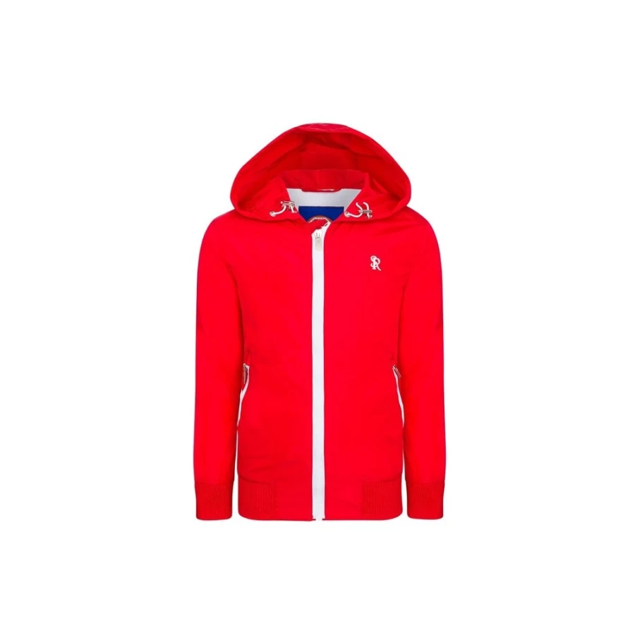 Stefano Ricci Junior Hooded Windbreaker Jacket for Kids Youth Lightweight Water-Resistant