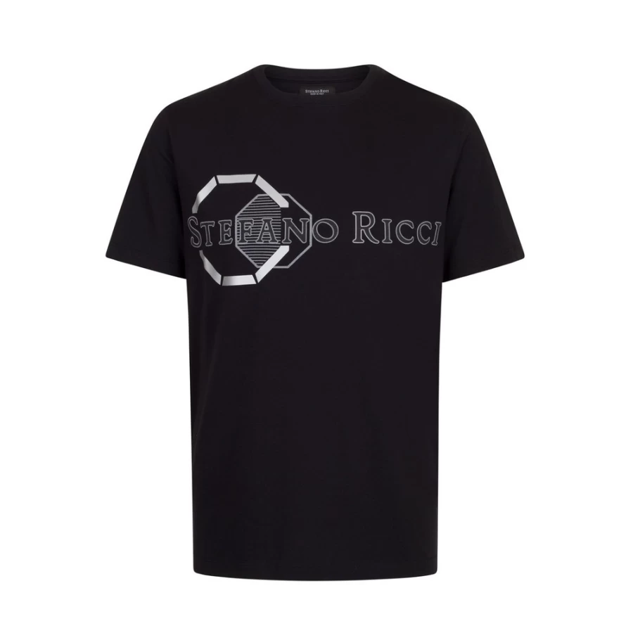 Stefano Ricci Men's N999 Crewneck T-Shirt | Premium Cotton Classic Fit