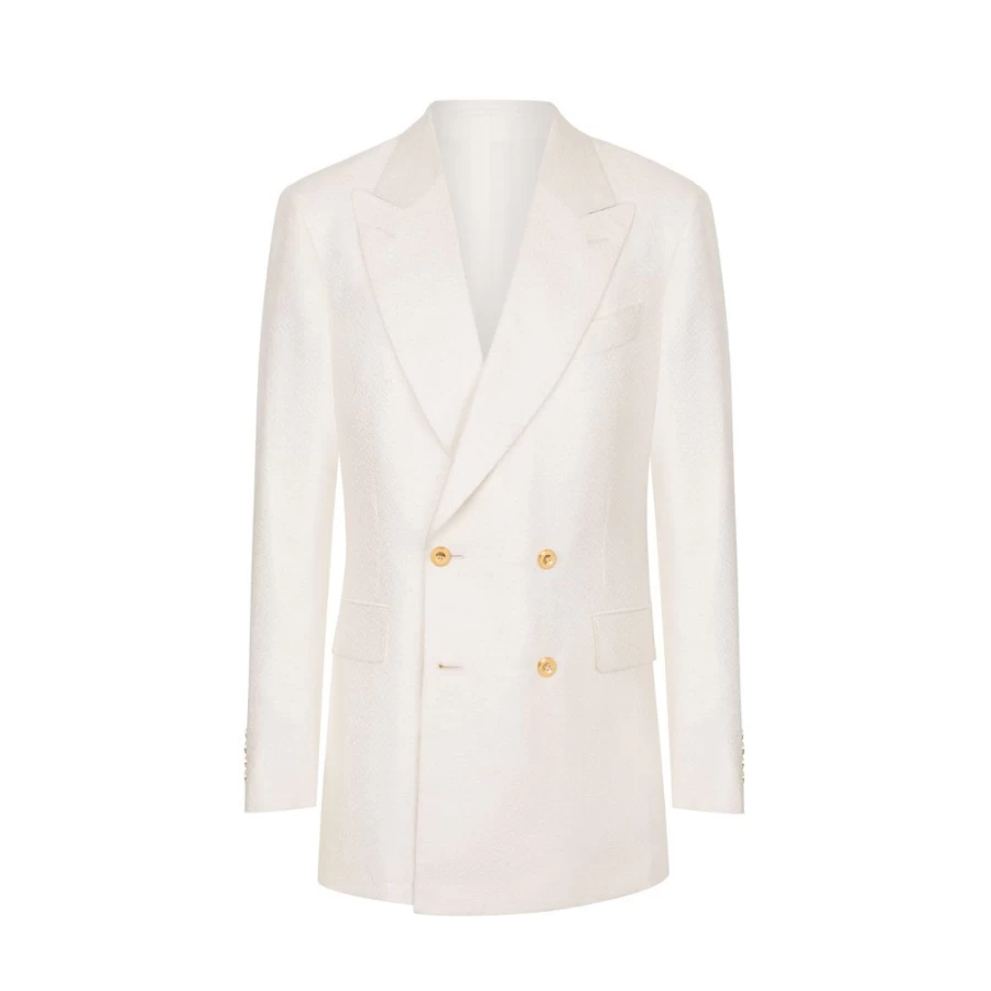 Stefano Ricci Men's Luxury Double-Breasted Jacket - Elegant Formal Blazer for Gentlemen