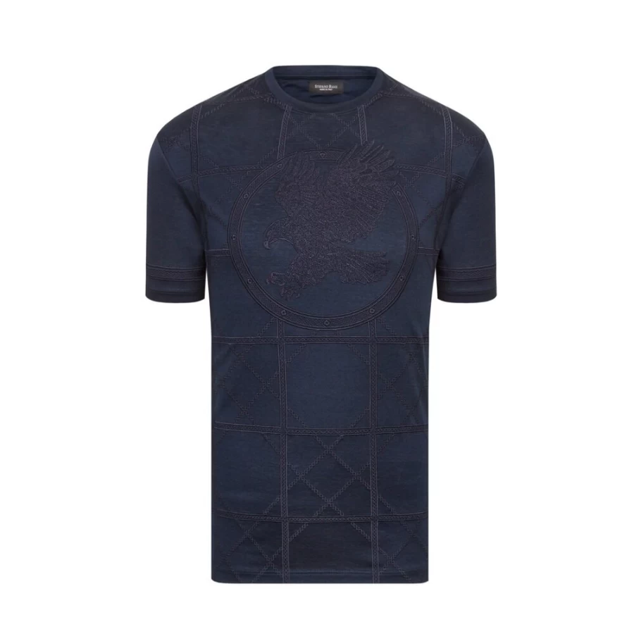 Stefano Ricci Men's B003 Short Sleeve Crew Neck T-Shirt