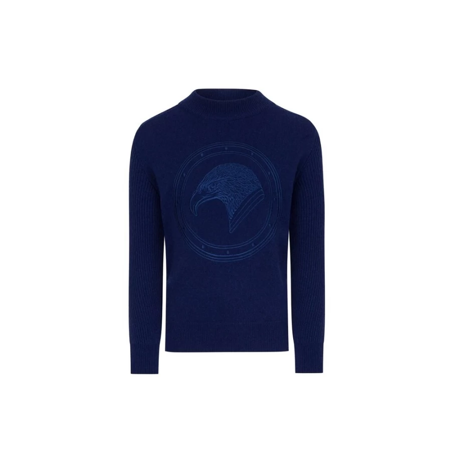 Stefano Ricci Junior Mock Neck Sweater for Kids - Premium Cotton Knitwear