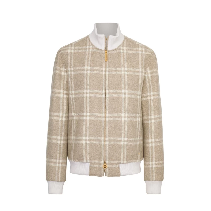 "Stefano Ricci Men's Luxury Wool & Cashmere Blouson Jacket"