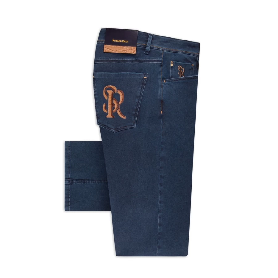 "Stefano Ricci Men's Premium Luxury Jeans for Style & Comfort"
