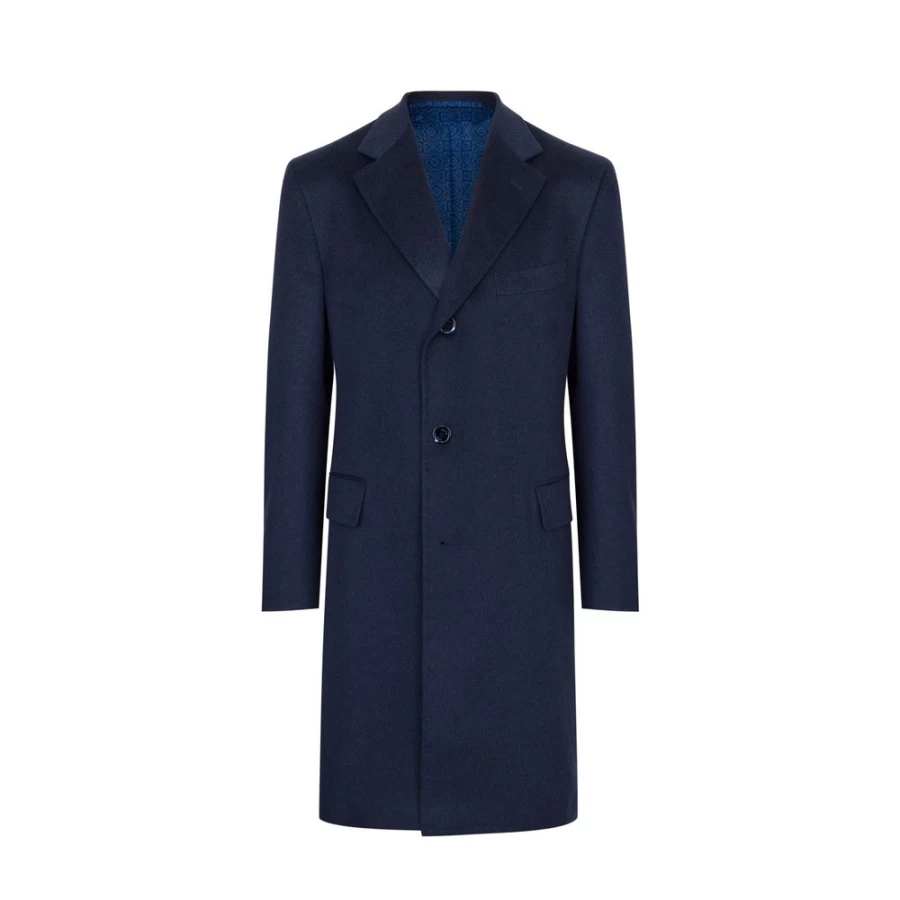 Stefano Ricci Men's Luxury Cashmere Coat - Premium Winter Overcoat for Gentlemen