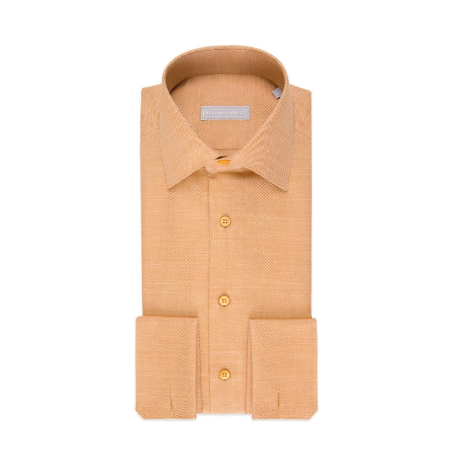 Stefano Ricci Men's Handmade Asti Shirt – Premium Luxury Cotton Dress Shirt