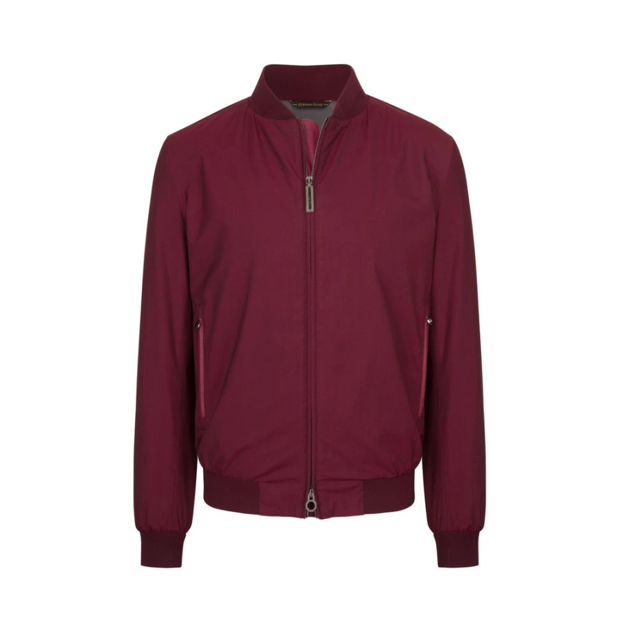 "Stefano Ricci Men's Blouson Jacket with Snakeskin Details | Luxury Designer Outerwear"
