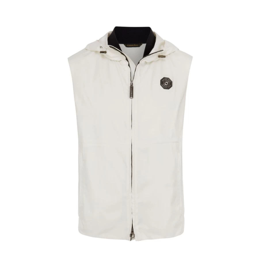 Stefano Ricci Men's Premium Hooded Gilet - Luxury Quilted Vest for Stylish Outerwear