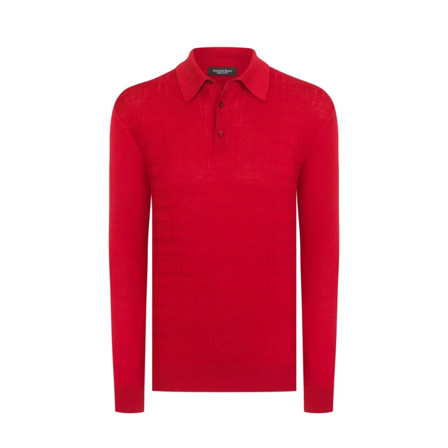 Stefano Ricci Men's Premium Three-Button Polo Shirt in Classic Color F20316_412