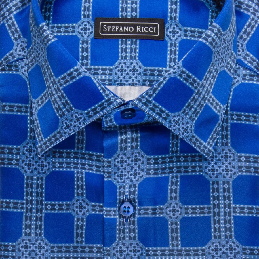 Stefano Ricci Men's Handmade Torino Shirt in Classic Design - Color 45202_009