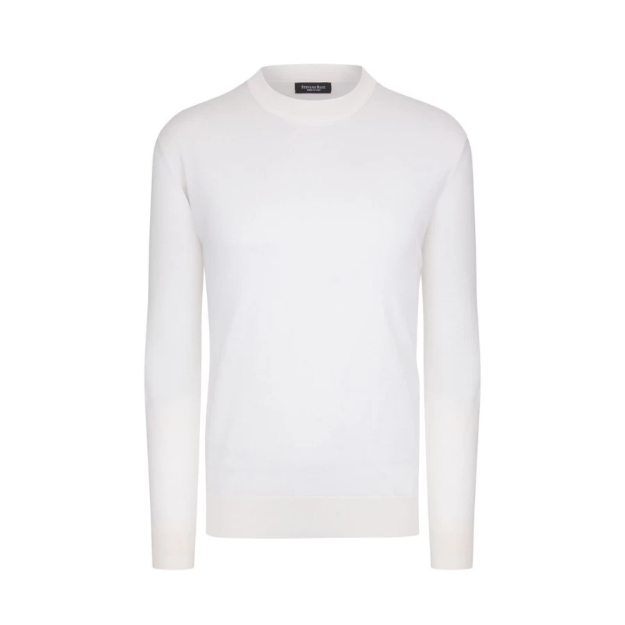 Stefano Ricci Men's Luxury Crewneck Sweater - Premium Cotton Knitwear for Gentlemen